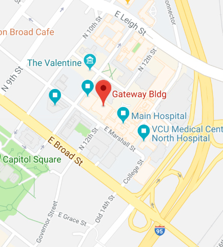 Map of Gateway Building